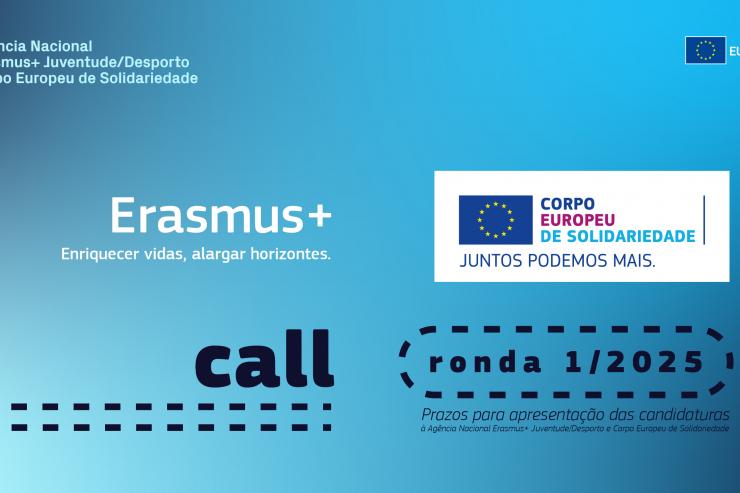 Candidaturas Ronda 1 - Erasmus+ Juventude e Desporto & CES 2025